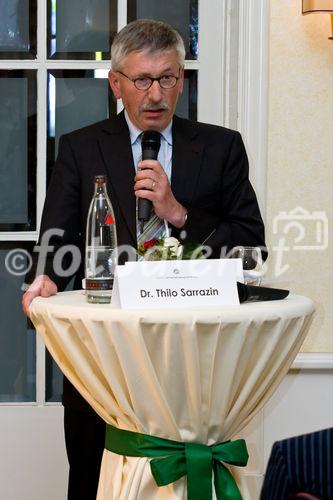 Thilo Sarrazin (Senator für Finanzen des Landes Berlin) auf der Jubiläumsveranstaltung der Berliner Wirtschaftsgespräche. (C)Fotodienst/Jan-Paul Kupser