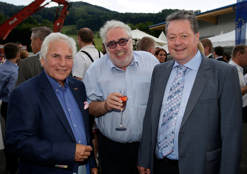  (c) fotodienst / Walter Luger - Hainfeld, am 13.06.2014 - Zöchling-Firmengruppe feiert ihr 60-jähriges Bestehen. FOTO Umweltanwalt Harald Rossmann, Roman Rusy (Rusy Informationsmanagement) und GF Johann Zöchling (Zöchling-Firmengruppe).: