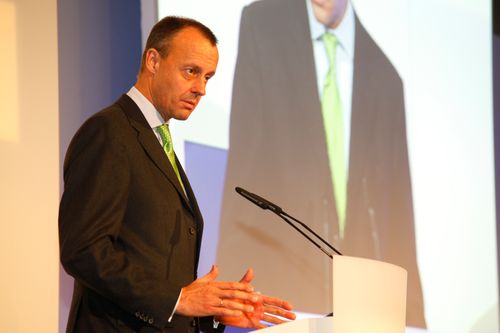 Foto: Friedrich Merz, 1994 bis 2009 Mitglied des Deutschen Bundestages (CDU), Mitglied des Aufsichtsrats der Deutschen Börsen