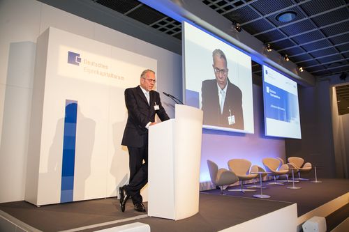 Foto: Dr. Axel Nawrath, KfW, Vorstand; Deutsches Eigenkapitalforum in Frankfurt