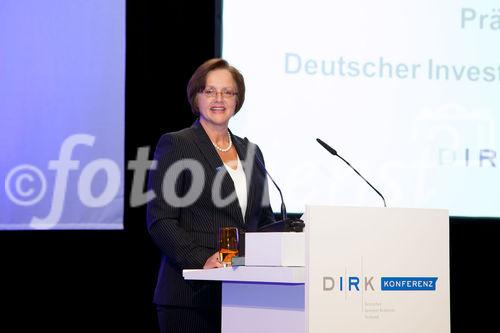 DIRK-Konferenz nimmt Krisenkommunikation der Börsen ins Visier; Foto: Frau Magdalena Moll Präsidentin Deutscher Investor Relations Verband