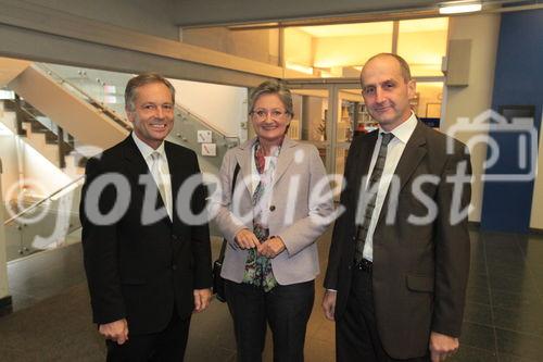PH-Rektor Dr. Ivo Brunner BM Dr. Claudia Schmied und BORG-Dir. Dr. Georg Konzett