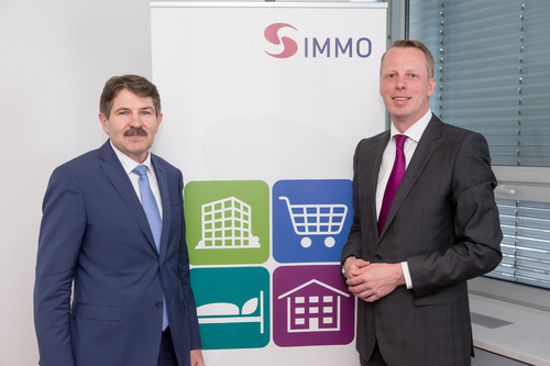S IMMO AG veröffentlicht Jahresergebnis 2014. Im Bild vlnr.: Ernst Vejdovszky, CEO der S IMMO AG und Friedrich Wachernig, Vorstand der S IMMO AG.