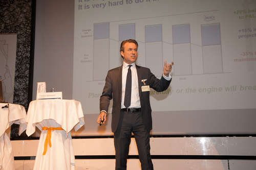 2. Swiss CIO & IT-Manager Summit und CIO Award 2013. Im Bild: Frédéric Wohlwend, Global Chief Information Officer, Merck KGaA Abteilung TAT ONC Geb.A108 