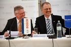 Bosch - Jahrespressekonferenz, Foto: vlnr: Ernest Fiedler, Robert Bosch AG, Karl Strobel, Robert Bosch AG, 