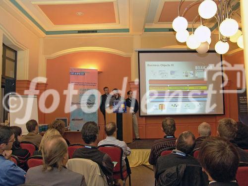 (C)fotodienst / Daniel Kobell Zürich (Üetliberg) - 13.11.2008 – Mit der sechsten Ausführung der erfolgreichen Business Objects Arbeitskreis Eventserie bietet IT-Logix aus Bern auch in diesem Jahr wied