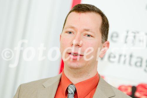 (C) fotodienst.at /Anna Rauchenberger  - Wien, 04.07.2011 – Heute wurde eien neue Studie zur Software und IT-Dienstleistungsbranche im Rahmen eines Pressegesprächs präsentiert. FOTO: Mag. Markus Klemen, Secure Business Austria Research,