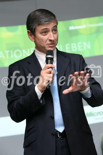 (C) fotodienst/Anna Rauchenberger - Wien, 21.10.2008 -  Eröffnung des Microsoft Innovation Center am Wienerberg. FOTO: Jean-Philippe Courtois (CEO bei Microsoft EMEA)