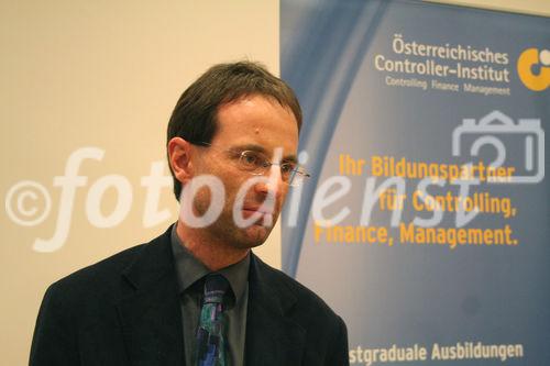 Controller-Diplome im Tagungszentrum des Schloß Schönbrunn überreicht von Mag. Bernd Kadic (ÖCI), 14.10.2008
