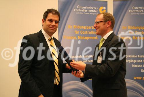 Controller-Diplome im Tagungszentrum des Schloß Schönbrunn überreicht von Mag. Bernd Kadic (ÖCI), 14.10.2008, Stefan Reiter, copyright: photodienst, Julia Fuchs
