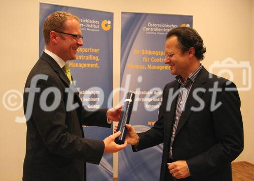 Controller-Diplome im Tagungszentrum des Schloß Schönbrunn überreicht von Mag. Bernd Kadic (ÖCI), 14.10.2008, Stefan Streicher, copyright: photodienst, Julia Fuchs
