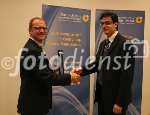 Controller-Diplome im Tagungszentrum des Schloß Schönbrunn überreicht von Mag. Bernd Kadic (ÖCI), 14.10.2008, Thomas Bodor, copyright: photodienst, Julia Fuchs

