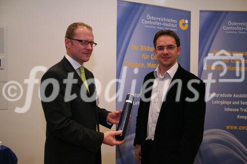 Controller-Diplome im Tagungszentrum des Schloß Schönbrunn überreicht von Mag. Bernd Kadic (ÖCI), 14.10.2008, Bernhard Pfaffenberger, copyright: photodienst, Julia Fuchs
