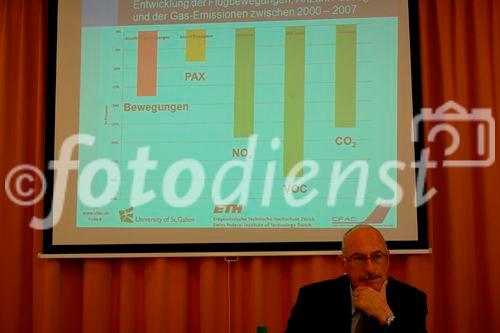 „Der monetarisierte Nutzen durch Reisezeitersparnis von Flugreisen war in der Vergangenheit und werde auch in absehbarer Zukunft bedeutend höher sein, als die aus dem Luftverkehr resultierenden Emissions- und Immissionkosten“, sagt Dr. Thomas Koller, GL des Komitee Weltoffenes Zürich