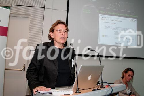 2. Nanoforum 2008, im Wiener Tech Gate, 13.10.2008, Donaucitystr.1, 1220 Wien, Ilka Bickmann (Science2Public), Renate Böning (Zentrum für Weiterbildung)