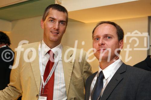 (C) fotodienst/Anna Rauchenberger - Wien, 08.10.2008 -  Vortrag 'Menschen-Spuren im Datenfluss -Hinter all unseren Dienstleistungen steckt der Mensch' von einem bekannten ORF-TV-Wirtschafts-Journalisten und Autor im Rahmen des IT//Lounge, Informatik Talk. 