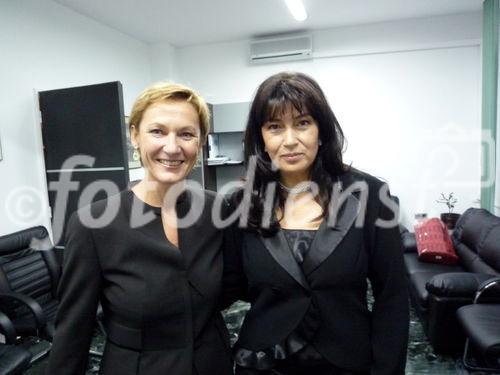 Emilie Janeba-Hirtl, Geschäftsführende Gesellschafterin von TPA Horwath Wien und Slowakei sowie Horwath International Board of Directors, mit Maya Hristova, TPA Horwath Partnerin Bulgarien.