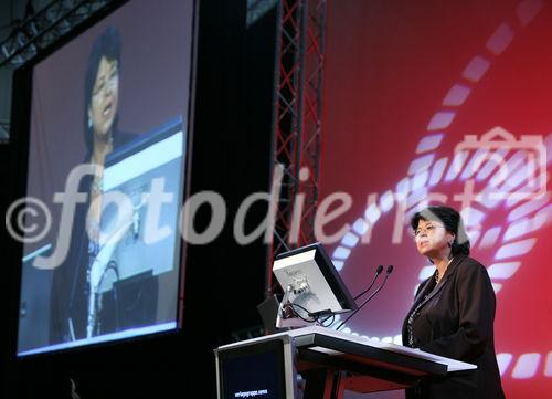 (C) fotodienst/Anna Rauchenberger - Wien, 24.9.2008 - Österreichische Medientage: Was kommt - was bleibt - Die Österreichische Medienlandschaft am Scheideweg: Die Medienlandschaft im Strukturwandel. Noch weiß niemand, welche Veränderungen nachhaltig und welche nur modisch sind. Hochkarätige Key Speaker und Teilnehmer diskutieren medienpolitische Aspekte, die mögliche mobile Revolution des TV, den Online-Boom und das Web 3.0. FOTO: Renate Brauner (Vizebürgermeisterin der Stadt Wien)