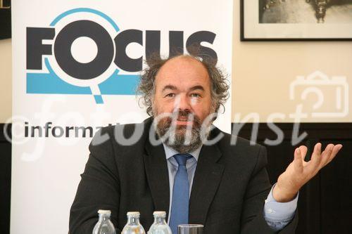 Vorstellung des Werbebarometers Juni 2011 der FOCUS Institut Marketing Research GmbH über die Entwicklung der Werbe- und Kommunikationsbranche. 
FOTO: Mag. Josef Leitner