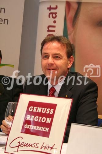 Genußregion Burgenland, Podersdorf 19.9.2008,  Landesrat Niki Berlakovich,