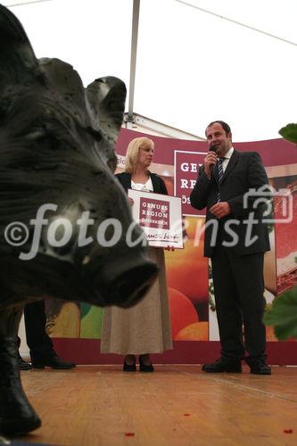 Genußregion Burgenland, Podersdorf 19.9.2008, Landwitrtschaftsminister Josef Pröll