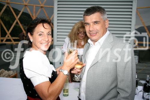 Am Foto: Edith Lindler und Erich Falkensteiner.