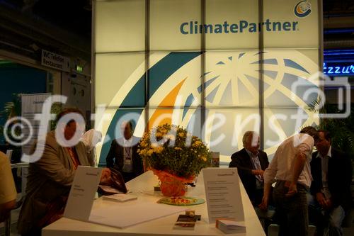 Der Stand von ClimatePartner Switzerland war gut besucht an der gestrigen EMEX in Zürich