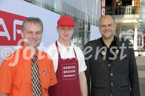 vlnr
Hubert Strajhar; Spar
Andreas Hofer; Spar
Ing. Karl Deixelberger; Weizer Schafbauern
