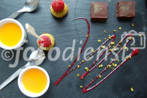 Leckere Köstlichkeiten als Amuse de Bouce aus der Haubenküche des Hotels Des Trois Couronnes in Vevey