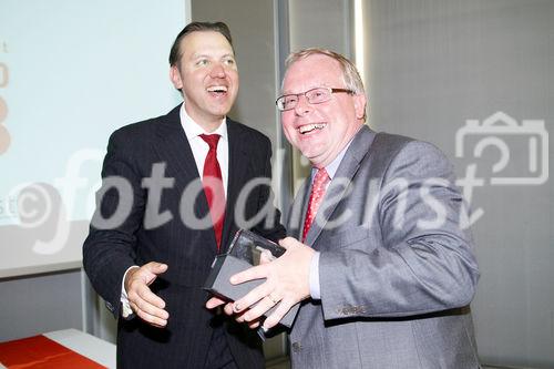 (c) fotodienst/Dan Carabas - Wien 03.07.08 - Shareholder Value Award - FOTO: v.li.: Univ. Doz. Dr. Werner Hoffmann, (Contrast Management Consulting), Franz J. Gritsch (Schoeller-Bleckmann Oilfield Equipment AG)