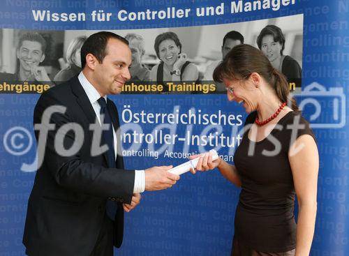 (C) fotodienst/Anna Rauchenberger - Wien, 12.06.2008 - Am 12. Juni 2008 erhielten 23 Absolventinnen und Absolventen die Abschlussdiplome für den Lehrgang ?Certified Corporate Risk Manager? des Österreichischen Controller-Instituts. 