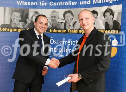 (C) fotodienst/Anna Rauchenberger - Wien, 12.06.2008 - Am 12. Juni 2008 erhielten 23 Absolventinnen und Absolventen die Abschlussdiplome für den Lehrgang ?Certified Corporate Risk Manager? des Österreichischen Controller-Instituts. 