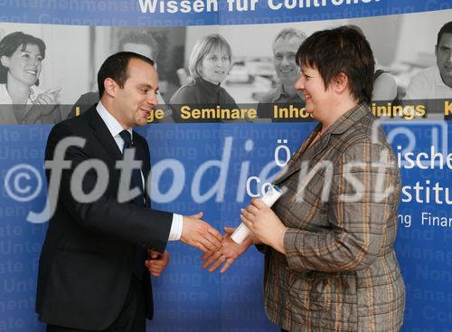 (C) fotodienst/Anna Rauchenberger - Wien, 12.06.2008 - Am 12. Juni 2008 erhielten 23 Absolventinnen und Absolventen die Abschlussdiplome für den Lehrgang ?Certified Corporate Risk Manager? des Österreichischen Controller-Instituts. 