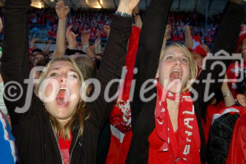 Da jubelten die Schweizer Fussballfans noch, doch in der zweiten Halbzeit wendete sich das Blatt und das bittere Ende nahte,