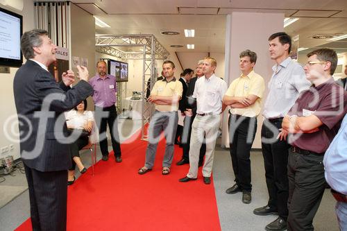 (C) fotodienst/Anna Rauchenberger - Wien, 03.06.2008 - Auf der Hausmesse präsentiert Thales innovative Produkte im Bereich Schiene. Thales ist ein führendes internationales Elektronikunternehmen und Systemhaus mit weltweiten Aktivitäten auf den Märkten Verteidigung, Luft- & Raumfahrt sowie Sicherheit. Thales Österreich hat sich international als Kompetenzzentrum für Eisenbahntechnik einen Namen gemacht.