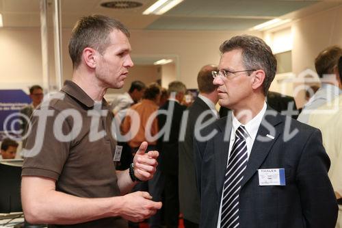 (C) fotodienst/Anna Rauchenberger - Wien, 03.06.2008 - Auf der Hausmesse präsentiert Thales innovative Produkte im Bereich Schiene. Thales ist ein führendes internationales Elektronikunternehmen und Systemhaus mit weltweiten Aktivitäten auf den Märkten Verteidigung, Luft- & Raumfahrt sowie Sicherheit. Thales Österreich hat sich international als Kompetenzzentrum für Eisenbahntechnik einen Namen gemacht.