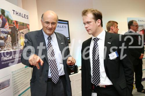 (C) fotodienst/Anna Rauchenberger - Wien, 03.06.2008 - Auf der Hausmesse präsentiert Thales innovative Produkte im Bereich Schiene. Thales ist ein führendes internationales Elektronikunternehmen und Systemhaus mit weltweiten Aktivitäten auf den Märkten Verteidigung, Luft- & Raumfahrt sowie Sicherheit. Thales Österreich hat sich international als Kompetenzzentrum für Eisenbahntechnik einen Namen gemacht.