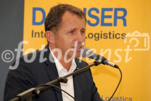 Günther Klimitsch, Geschäftsführer Dachser Austria - Mitarbeiterfest Firma Dachser Hörsching bei Linz