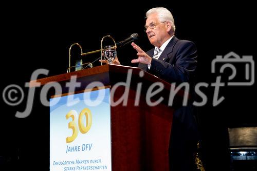 Der Gründer der OBI Bau- und Heimwerkermärkte zur 30jährigen Jubiläumsveranstaltung: Manfred Maus. (C)Fotodienst/Jan-Paul Kupser