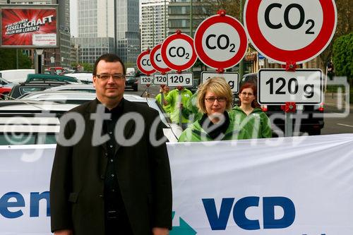 Michael Gehrmann - VCD-Bundesvorsitzender - bei der Aktion des Verkehrsclub Deutschland: 