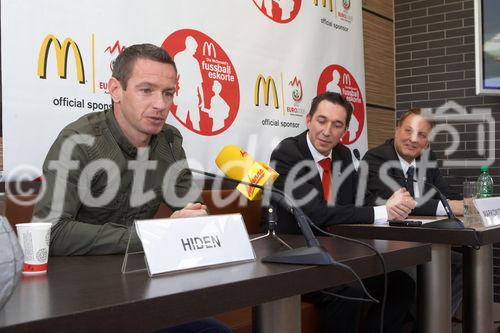 McDonalds Escorte Bundesländer Tour zur Euro 2008 mit Martin Hiden in McDonalds Filale Klagenfurt
Bild_ Hiden
Foto: Johannes Puch / Fotodienst
