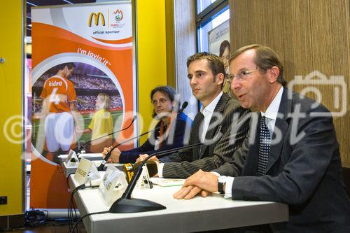 McDonald’s, offizieller Sponsor der Uefa Euro 2008 stellte die Kinder der McDonald’s 