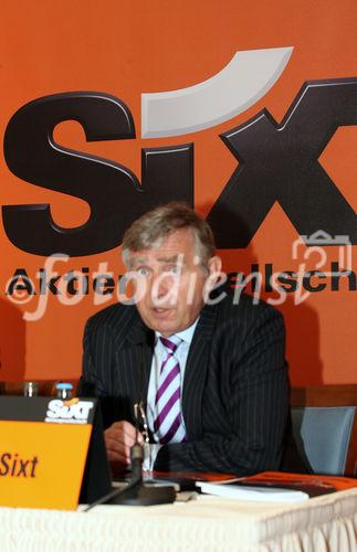 Bilanz Pressekonferenz Sixt AG - vierte Dividendenerhöhung in Folge FOTO: Sixt AG Vorstand (C)fotodienst/Robert Auerbacher