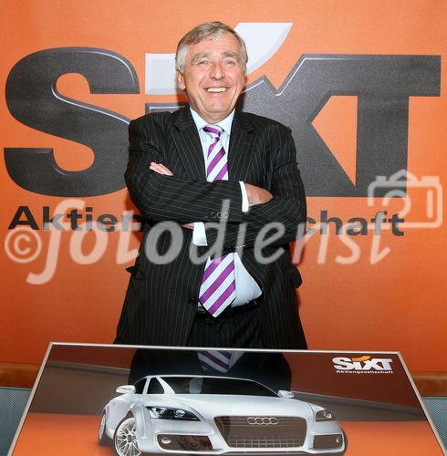 Bilanz Pressekonferenz Sixt AG - vierte Dividendenerhöhung in Folge FOTO: Sixt AG Vorstand (C)fotodienst/Robert Auerbacher