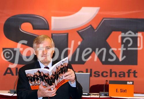 Bilanz Pressekonferenz Sixt AG - vierte Dividendenerhöhung in Folge FOTO: Sixt AG Vorstand (C)fotodienst/Robert Auerbacher