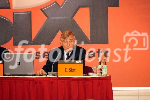 Bilanz Pressekonferenz Sixt AG - vierte Dividendenerhöhung in Folge FOTO: Sixt AG Vorstand (C)fotodienst/Robert Auerbacher