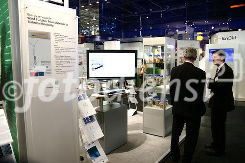 Fraunhofer Gesellschaft auf der Hannover Messe 2008: Gemeinschaftsstadt Energie, Halle 13. (C)Fotodienst/Markus Mirschel