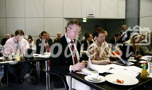 Auditorium der Pressekonferenz des VDE auf der Hannover Messe 2008.
(C)Fotodienst/Markus Mirschel