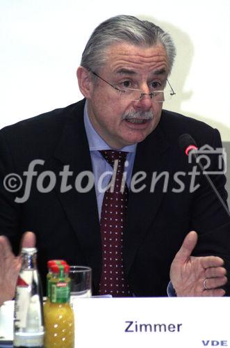 Dr.-Ing. Hans Heinz Zimmer (VDE-Vorstandsvorsitzender, Frankfurt). (C)Fotodienst/Markus Mirschel