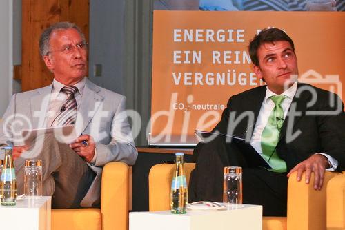 Dieter Walch (ZDF-Metereologe); Dr. Mathias Krahl (Boston Consulting Group). (C)Fotodienst/Jan-Paul Kupser